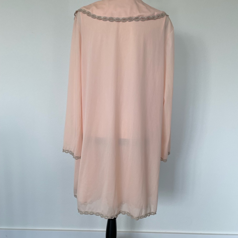 Vintage Formfit Rogers Peach Gown and Robe Set - Picture 5 of 14